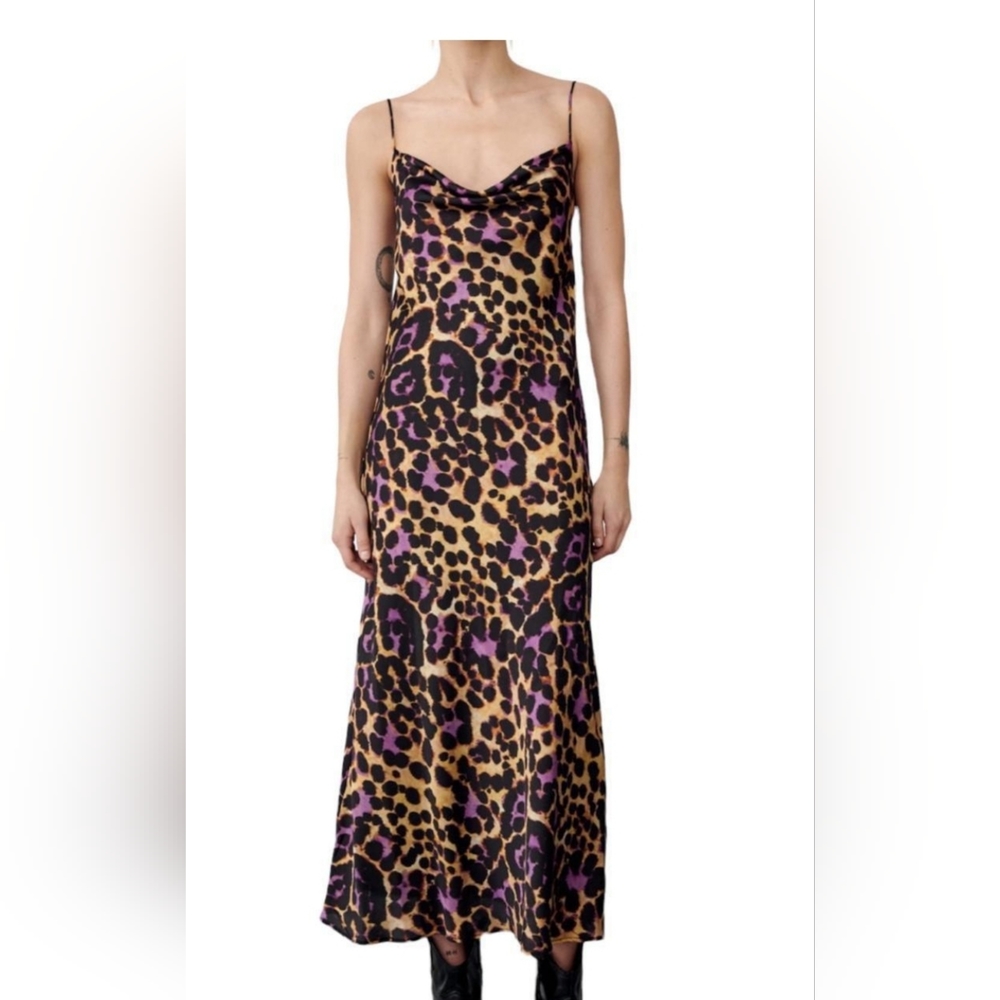 Zara satin dress size xs